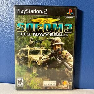 SOCOM 3: U.S. Navy Seals (Sony PlayStation 2, 2005) PS2 Complete